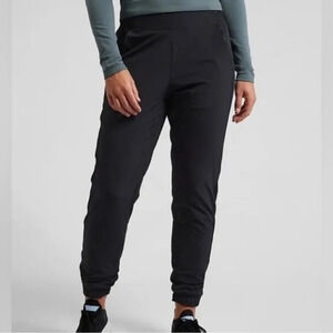 Athletica Brooklyn Lined Black Suddle Camo Joggers Size 10